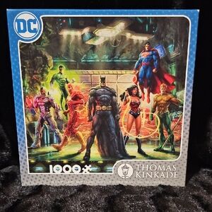 CEACO Thomas Kinkade DC Comics The Justice League 1,000 Piece Puzzle